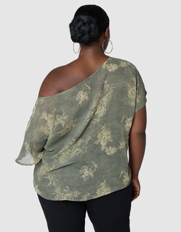 Sunday In The City - Echo Floral Sheer Top