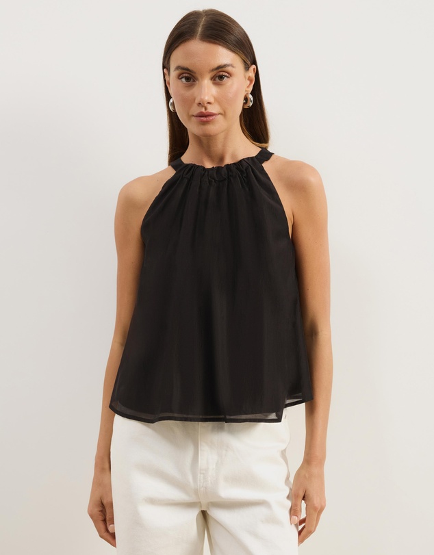 Atmos&Here - Paloma Voile Halter Neck Top