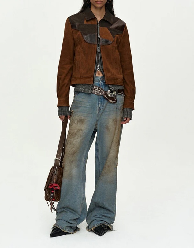 Andersson Bell - Destroyed Wide-Leg Jeans - Unisex