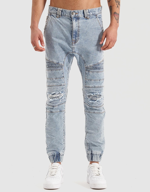 Nena & Pasadena - Viper Denim Joggers