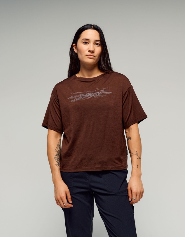 Kathmandu - 100% Merino Graphic T-Shirt