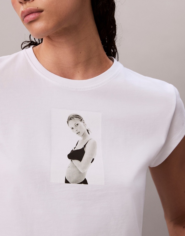 Calvin Klein - Kate Moss Graphic Baby Tee