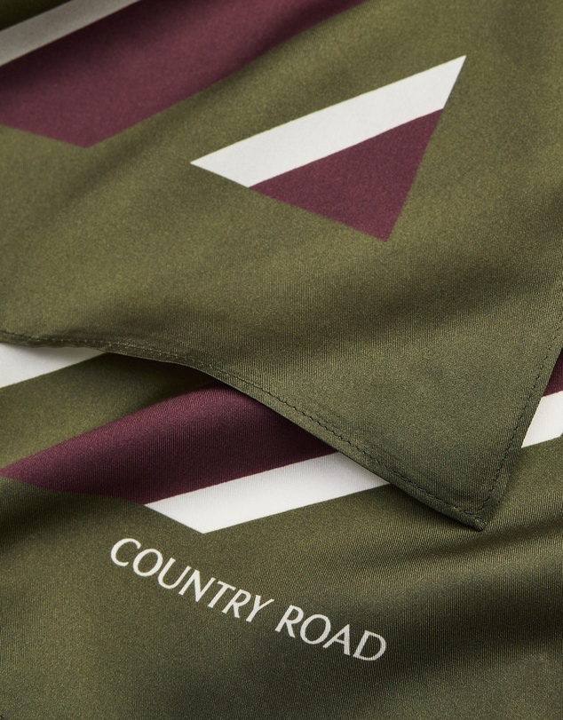Country Road - Silk Multi Stripe Scarf