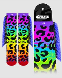 Crazy Skates - Crazy Socks Leopard Knee-High Socks
