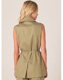 Fate + Becker - Zephyr Wrap Vest With Belt