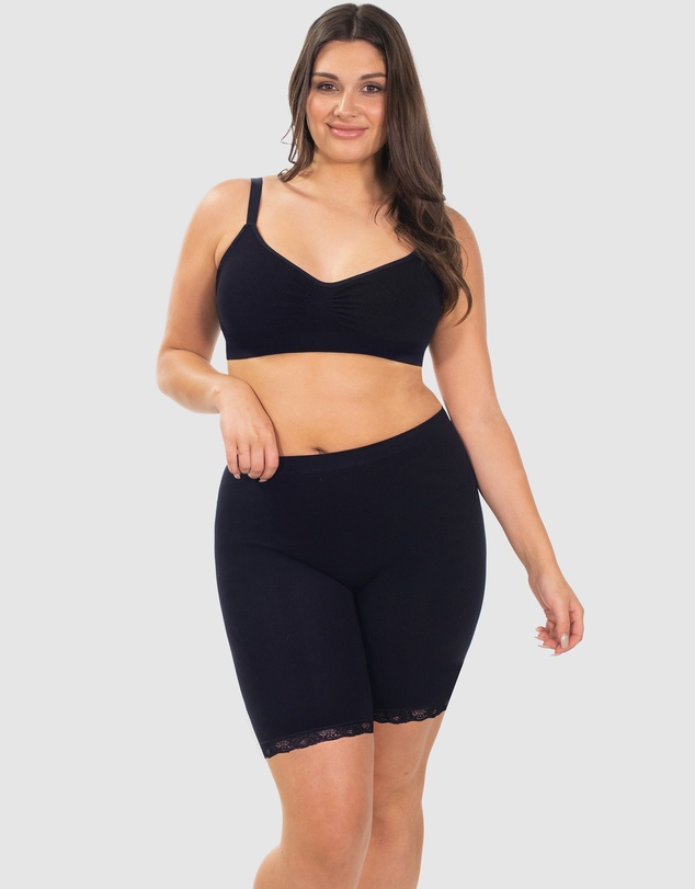 B Free Intimate Apparel - Mid Rise Anti-Chafing Cotton Shorts