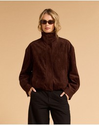 MVN - Faux Suede Bomber