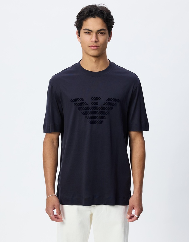 Emporio Armani - Maxi Flock Logo T-Shirt