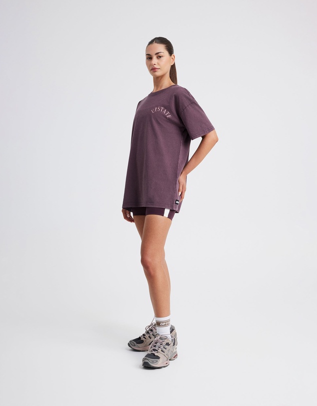 Upstate - Thrive Tee - Washed Merlot