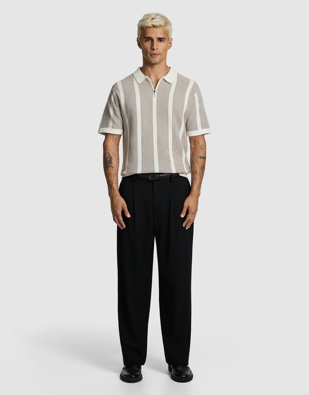 yd. - Hutley Knitted Polo Shirt