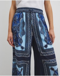 Country Road - Scarf Print Pull-on Pant