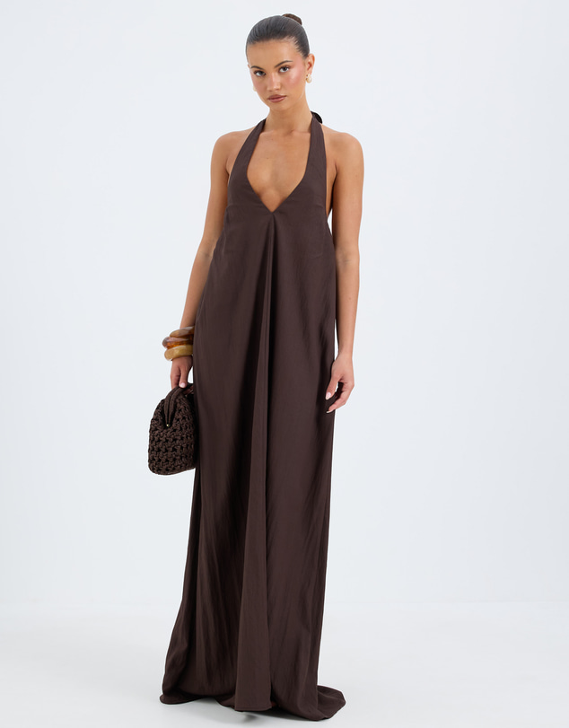 Calli - Adina Halter Maxi Dress