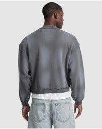 GUESS Originals - GUESS Originals Boxy Applique Crewneck Sweatshirt