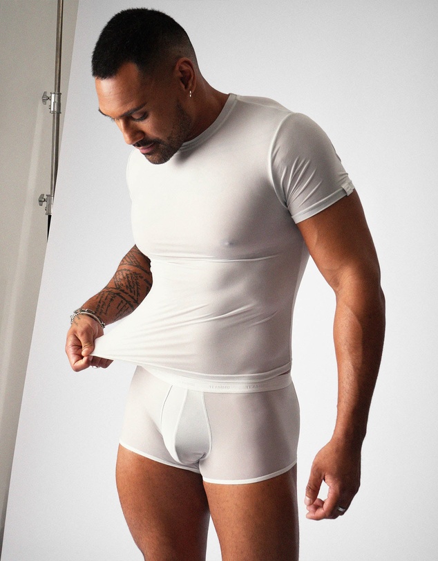 TEAMM8 - Allure Sheer Cropped Tee