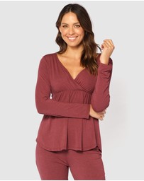 Bamboo Body - Cross Front PJ Top