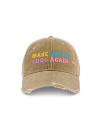 THE TALES - Make Earth Cool Again Destroyed Trucker Cap