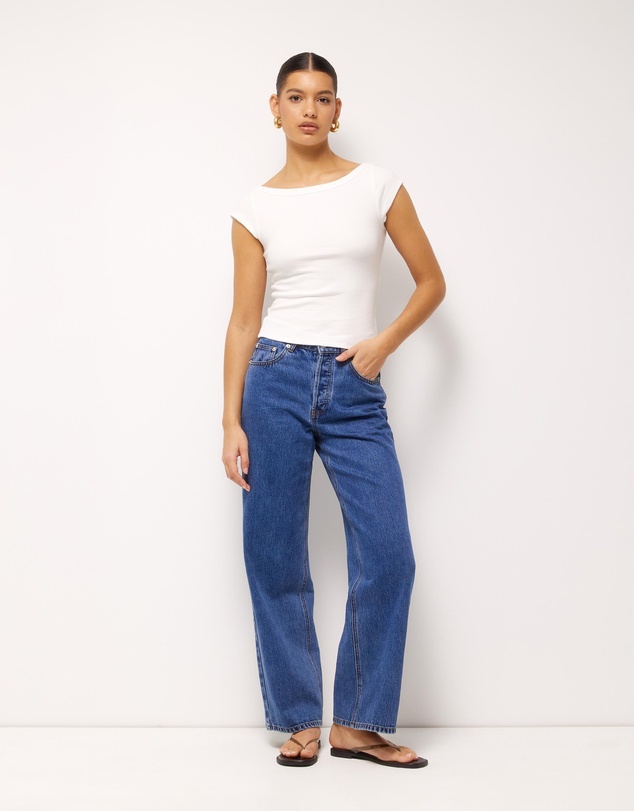 AERE - Lyra Cap Sleeve Tank