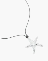 Lovisa - Waterproof Stainless Steel Starfish Cord Necklace