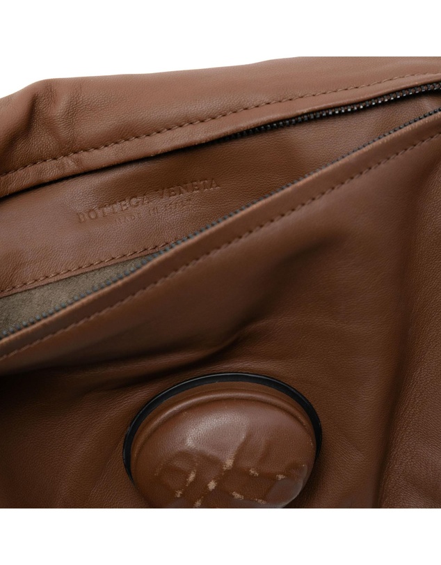 Pre-Loved by Azura Reborn - Pre-Loved Nappa Embossed Intrecciato Turnlock Clutch