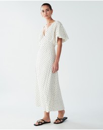 ST MRLO - Palm Midi Dress