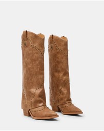 Steve Madden - Streamline Cognac Boots
