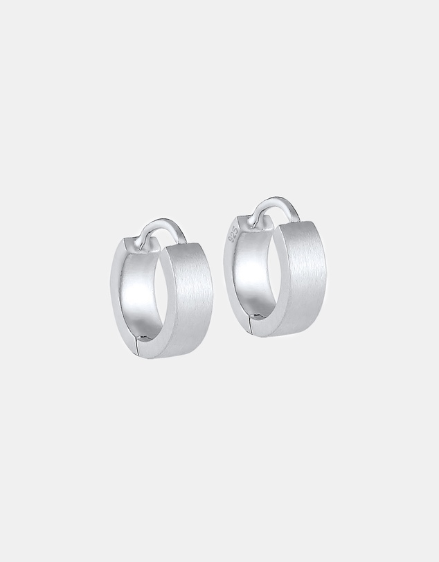 Kuzzoi - ICONIC EXCLUSIVE - Classic Hoop Earrings in 925 Sterling Silver
