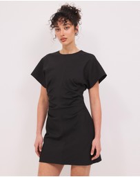 Calli - Saige Suiting Cinched Mini Dress