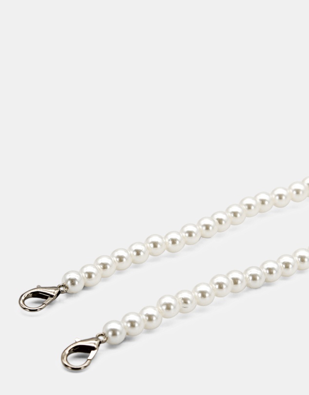 Morgan & Taylor - Amanda Beaded Bag in Pearl White
