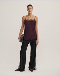 Witchery - Lace Trim Bias Pants