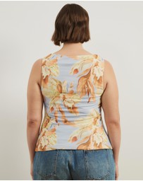 Atmos&Here Curvy - Opal Mesh Top