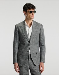 Calibre - Melange Linen Suit Jacket Iron