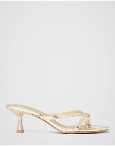 Forever New - Tammy Toe Thong Heeled Sandals