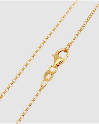 Kuzzoi - ICONIC EXCLUSIVE - Necklace Men Feather Pendant Casual Trend in 925 Sterling Silver Gold Plated