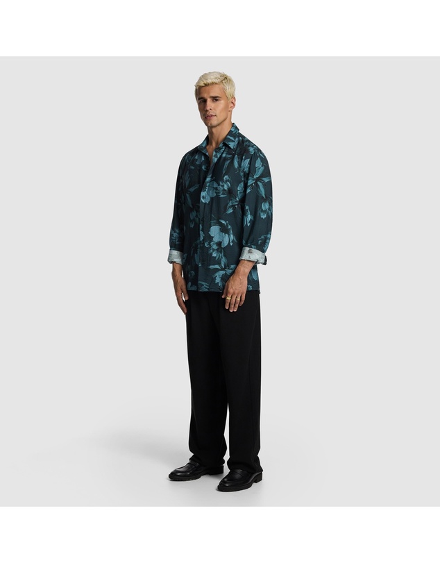 yd. - Massimo Floral Print Shirt