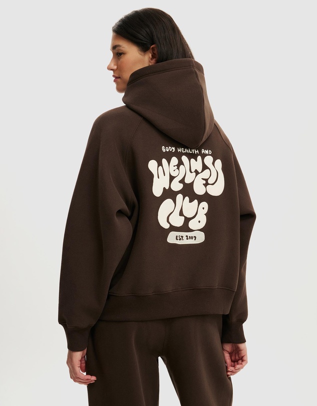 Cotton On Body Active - Plush Premium Graphic Hoodie