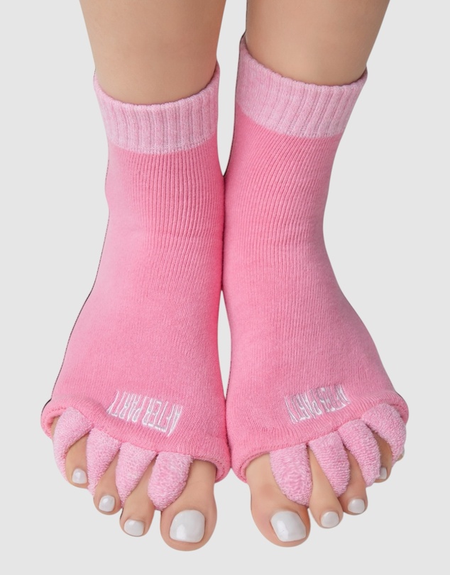 High Heel Jungle - The After Party Silicon Gel Toe Separators & Foot Relief Alignment Socks - Value Bundle