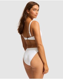 Seafolly - Seafolly Collective High Leg Ruched Side Bikini Bottom