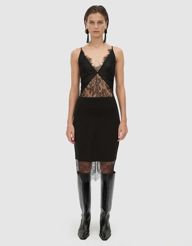 CAMILLA AND MARC - Cora V Neck Lace Bodysuit