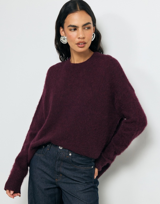 AERE - Jori Wool Blend Oversized Knit Jumper