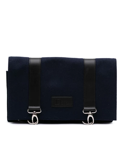 Pre-Loved by Azura Reborn - Pre-Loved dior Textured Document Holder with Adjustable Straps Accessory for Professionals and Students