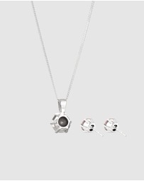 Elli Jewelry - Jewelry Set Crystal 925 Sterling Silver