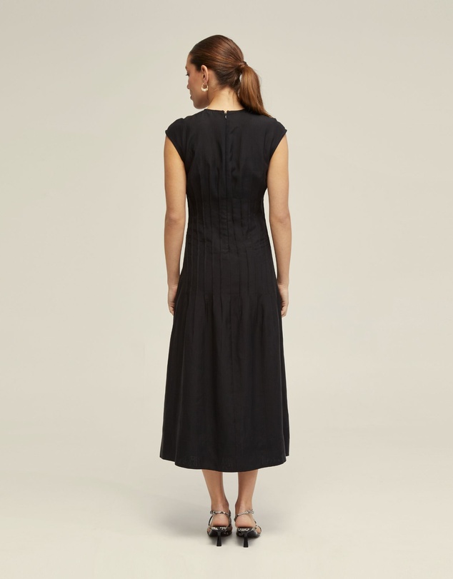 Oxford - Clementine Pin-Tuck Dress