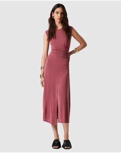& Other Stories - Draped Midi Dress