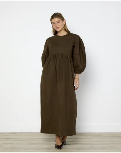 Cirkular - Pre-Loved - Caes Round Sleeve Maxi Dress