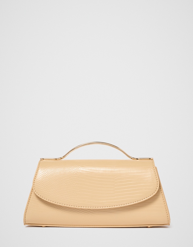 Forever New - Noelle Small Metal Top Handle Bag