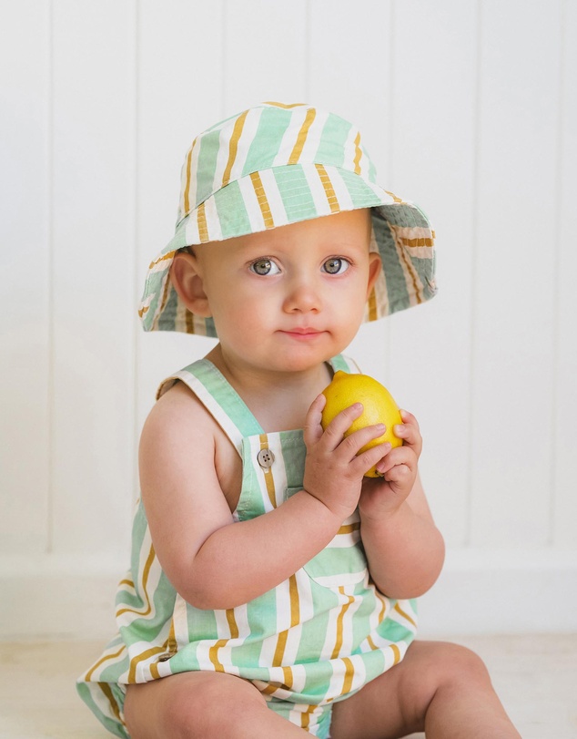 Fox & Finch - Surf's Up Stripe Sunhat - Kids