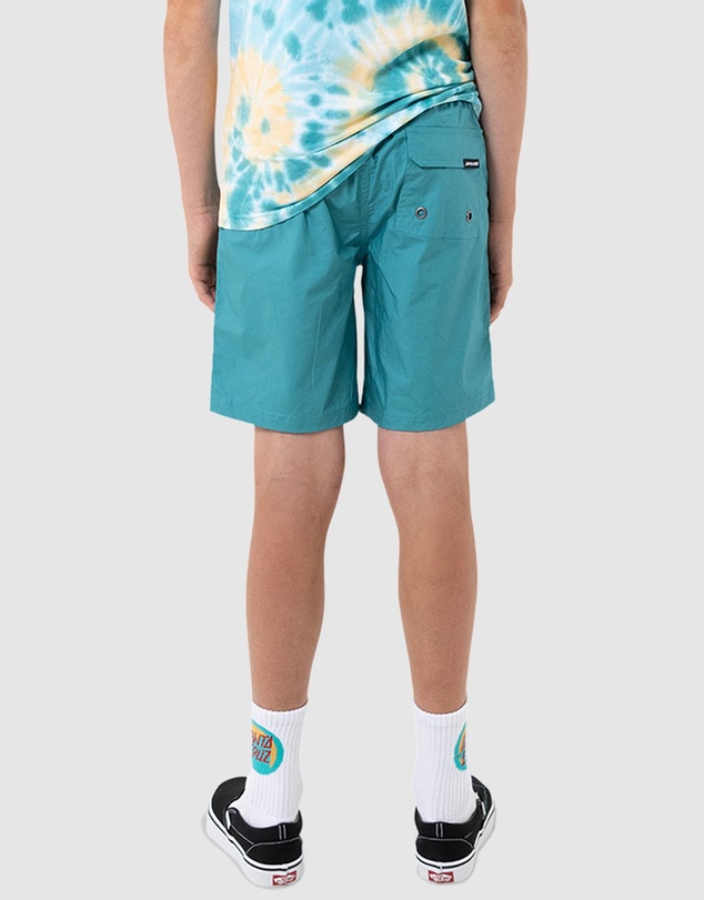 Santa Cruz - MFG Cruzier Solid Beach Shorts - Teens