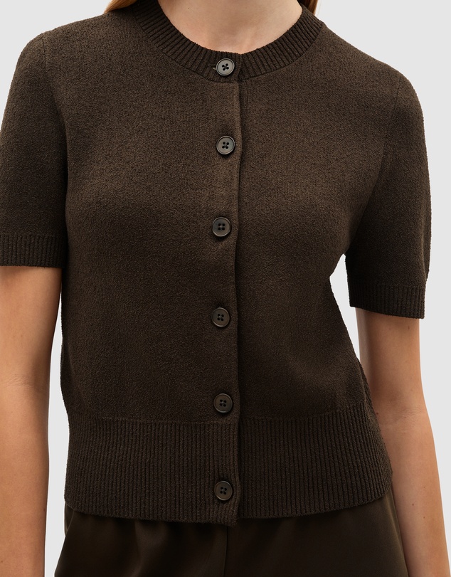 Seed Heritage - Boucle Short Sleeve Cardigan