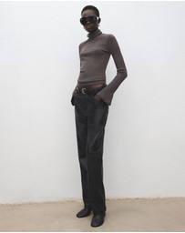 M.N.G - Turtleneck Sweater With Flared Sleeves