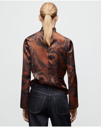 M.N.G - Paisley-Print Satin Blouse